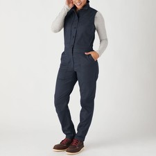 Duluth Women's DuluthFlex Fire Hose Coolmax Coveralls Jumpsuit Navy L picture
