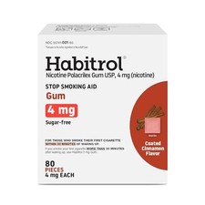 Habitrol Nicotine Gum - 4 mg, Cinnamon Flavor, 80 Count picture