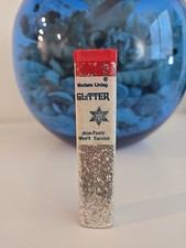 NEW Vintage ESSEX SILVER 1oz VIAL Glitter Tube NON TOXIC NON TARNISH CRAFT USA picture