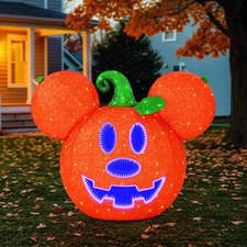 3.6' LED Mickey Pumpkin with Infinity LED Lights picture