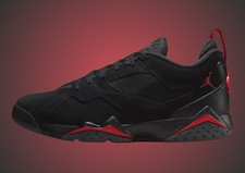 Nike Air Jordan MVP 92 Black Red Bred Lace Up Sneakers HQ3950-006 Men's Sizes picture