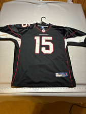 Reebok NFL Arizona Cardinals Breastron #15 On-Field Jersey Black Men’s 52 picture