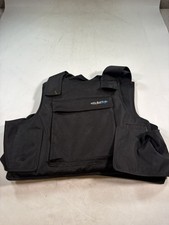 BulletSafe Soft Body Armor Vest XXL Black Mens Adjustable Ballistic Protector picture