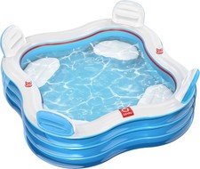 Piscina Inflable 80x80x22 Grandes Alberca Familiar Para Adultos Y Niños Fiesta picture