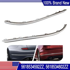 Rear Left&Right Bumper Chrome Molding Trim For Volkswagen Passat 2016-2019 USA picture