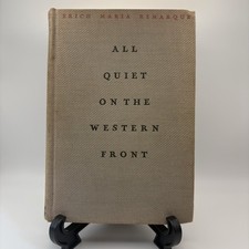 1st First Edition 1929 All Quiet On the Western Front by Erich Maria Remarque picture