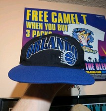 Starter Orlando Magic Vintage 90s Snapback Hat Black Unisex One Size 100% Wool  picture
