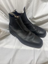 Blundstone Men Size 12 US 13 Black Leather Pull On Side Elastic Chelsea Boot picture