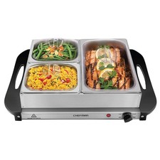 Chefman Electric Buffet Server + Warming Tray w/Adjustable Temperature picture