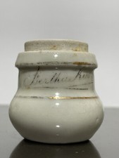 Pre-1900s Antique Old Inkwell «Bertha Ries» picture