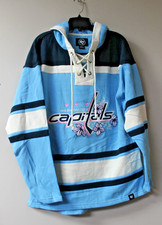 New NHL Washington Capitals Cherry Blossom Lacer mid weight cotton hoodie men M picture