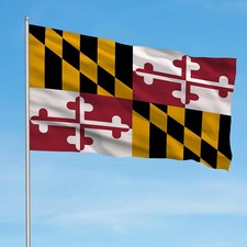 3x5 Maryland State 150D Woven Poly Nylon Flag 5x3 Banner Grommets Heavy Duty picture