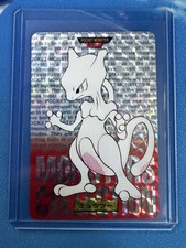 Mewtwo No.150 Carddass Red Prism Japanese Pokemon Card Vintage 1996 - US Seller picture