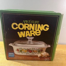 Vtg Corning Ware Spice O Life La Marjolaine 2 Qt Covered Casserole A-2-8 NIB picture