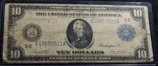 1914 $10 Blue Seal, Richmond (Fr. 923) picture