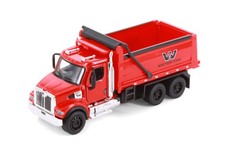 WESTERN STAR 47X DUMP TRUCK RED 1/66 DIECAST CAR KINSMART 11003D picture