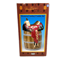 Vintage Young's Heartfelt Kitchen Creations Western Cowboy Cookie Jar 12