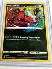 Yveltal 046/072 Shining Fates Amazing Rare Holo Foil Rare Pokemon picture
