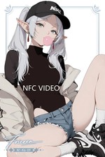 Frieren Anime Waifu Card With NFC Chip A5 Holographic Collectible Art Card picture