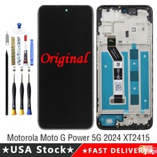 OEM LCD Touch Screen Digitizer Frame For Motorola Moto G Power 5G 2024 XT2415 picture