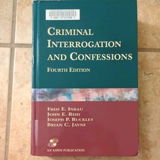 Criminal Interrogation and Confessions: 4e by Fred Inbau picture