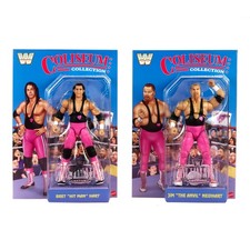 Hart Foundation (Bret & Jim Neidhart) (HVK93) Coliseum Collection - Set of 2 picture