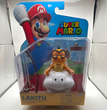 JAKKS Pacific Super Mario Lakitu Action Figure w/ Fishing Pole RARE CIB picture