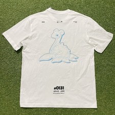 Celio Special Edition Pokemon T Shirt EUR Medium M Lapras White Tee #0131 NWT picture
