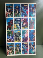 Vintage Uncut Menko Sheet Godzilla picture