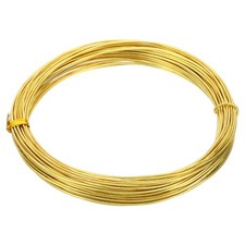 Half Hard Brass Wire, 1Pcs 18Gauge/1.0mm Diameter 10m/32.8ft Pure Craft Wire ... picture