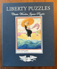 Liberty Wooden Jigsaw Puzzle SUMMER FASHION NUMBER 446 Piece Vogue RETIRED HTF picture