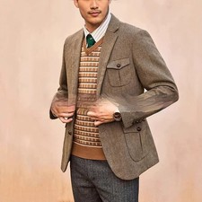 British-style Men's Casual Top Jacket picture