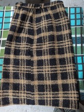 Vintage 1950s 1960s Plaid Wool Pencil Skirt | Connie Claire by J.I. Originals... picture