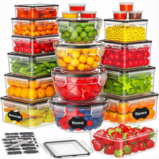 42-Piece Kitchen Food Container Set - Durable, Airtight, and Leak-Proof picture