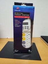 Coralife Digital Power Center 8 Outlet Aquarium Timer Strip LCD 24Hr Day/Night picture