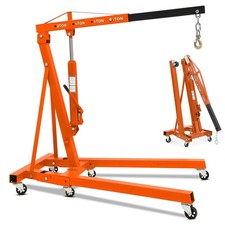Garvee 4400LBS Folding Engine Hoist Heavy Duty Cherry Picker Engine Lift Garage picture