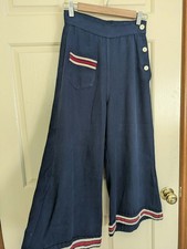 1930s 1940s cotton sailor pants picture