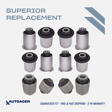 AUTOACER - 12p Rear Upper Lower Control Trailing Arm Bushings For Pathfinder 05- picture
