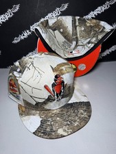 NWT New Era 59Fifty Baltimore Orioles Retro Logo REAL TREE CAMO Fitted Hat MENS picture