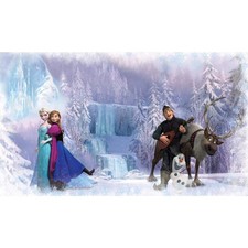 BRAND NEW RoomMates Disney Frozen Peel and Stick Wall Mural 10.5-ft x 6-ft picture