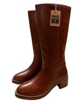 Frye Camryn Tall Pull On Boots in Cognac SZ 8 Women's FR42040 ☆ New No Box picture