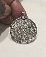 Handmade Sterling Silver Phaistos Disc Pendant (PNDT149) picture