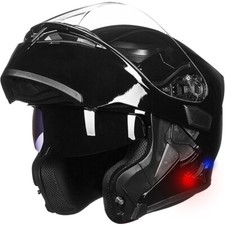 ILM Blue Tooth Motorcycle Helmet Flip up Modular Dual Visor Intercom FM DOT 902 picture