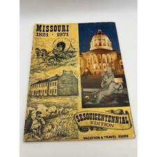 Vintage Missouri 1821-1971 Sesquicentennial Edition Vacation Travel Guide CB080 picture