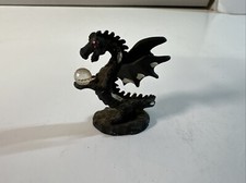 Vintage 1988 Spoontiques Pewter Dragon with Crystal CMR881 DR17 picture