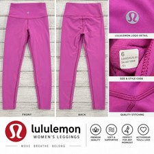 Lululemon Align High-Rise 25” Leggings Pink Women’s Size 6 Nulu Yoga Pants ST1 picture