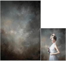 5x7ft Fabric Abstract Backdrop for Photography Vintage Portrait Old Master Ba... picture
