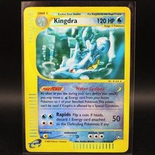 Kingdra 19/147 Reverse Holo Rare Aquapolis Pokemon Lightly Played picture