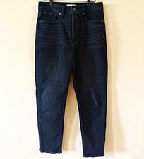 Madewell Women's Black THE MOMJEAN Mom Jeans High Rise Size 29 picture