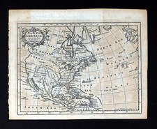 1759 Kitchin Map North America Colonial United States Canada Louisiana CA VA PA picture
